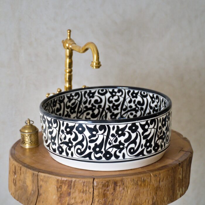Schwarzes Keramik-Waschbecken – Modern, Handgefertigt & Nachhaltig